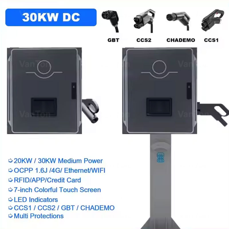 Estação de carregamento de 30kW Mobile DC EV