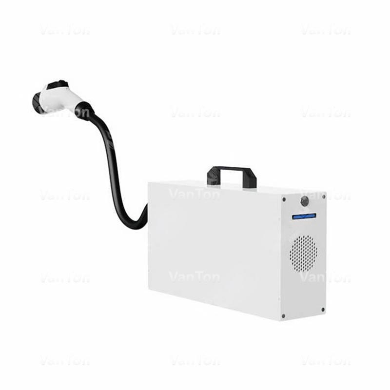 Carregador DC EV móvel inteligente de alta potência de 7KW com plugue CCS
