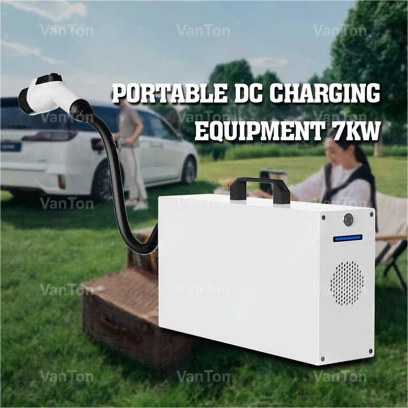 Estação de carregamento DC portátil compacta à prova de água 7KW para veículo elétrico