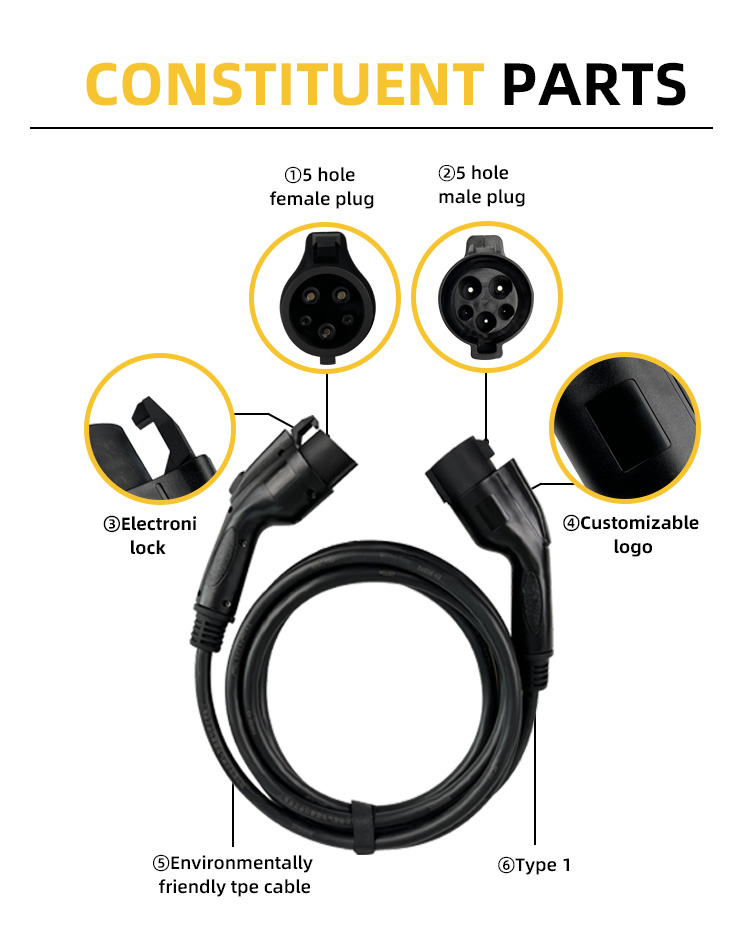 J1772 AC Charging Cable